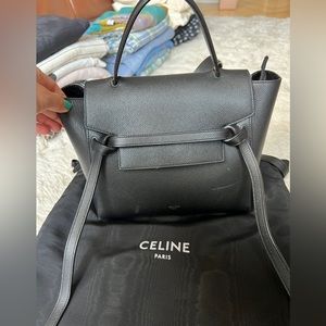 Black Celine belt bag